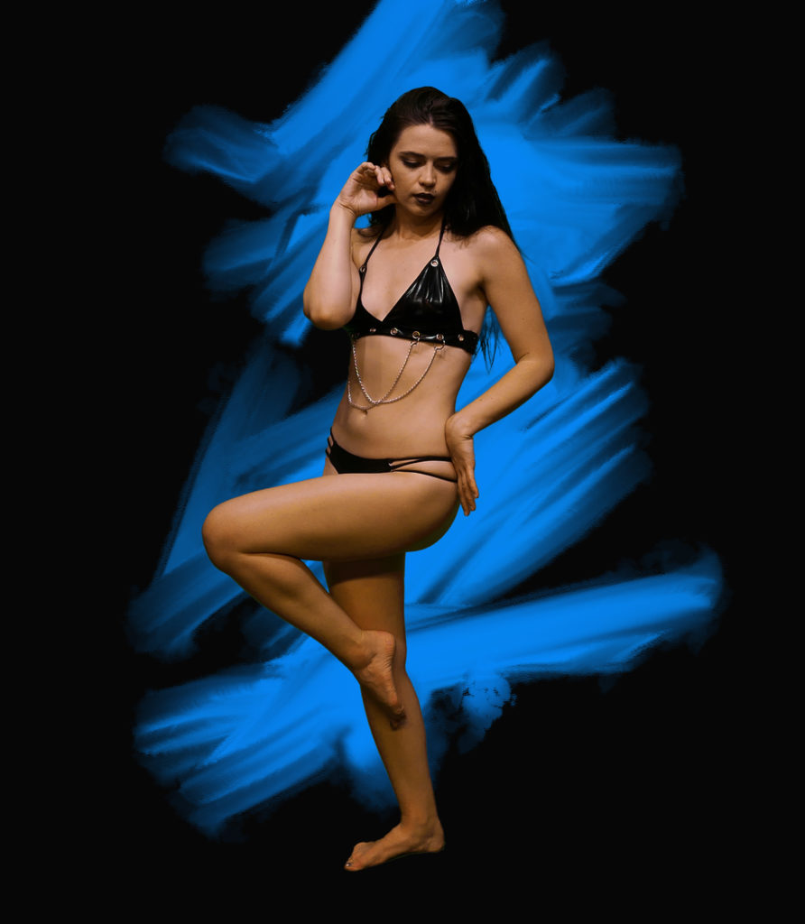 Stacia Blue Abstract 3