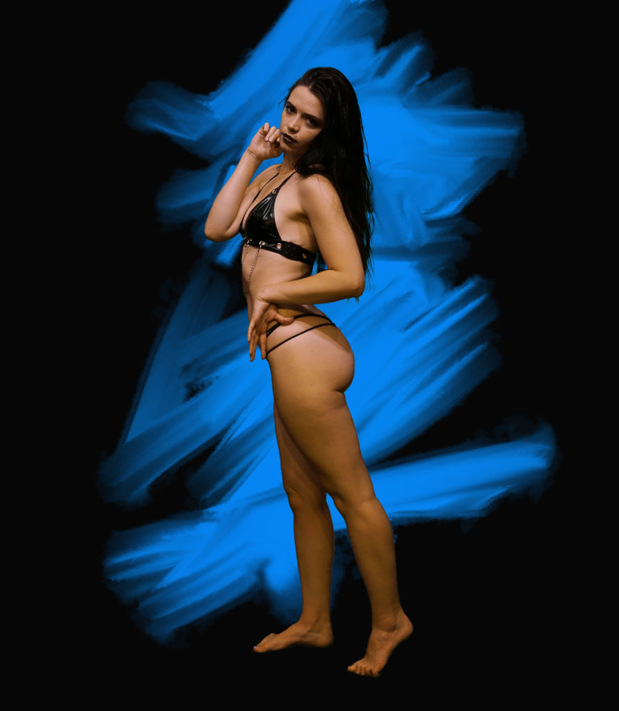 Stacia Blue Abstract 4